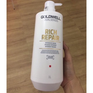 DẦU HẤP TÓC PHỤC HỒI TÓC HƯ TỔN 60s GOLDWELL RICH REPAIR MASK 1000ml