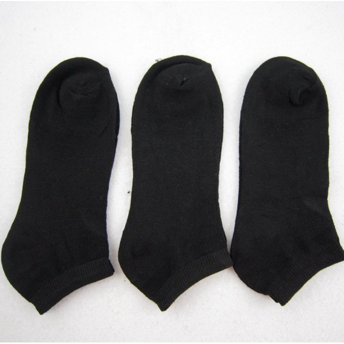 Combo vớ cotton trơn cổ ngắn Hàn Quốc