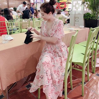 Đầm hoa tiểu thư