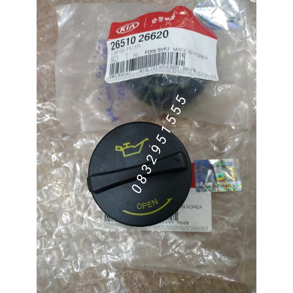 Nắp đổ dầu máy Morning , Getz , Grand i10, Carens ,Kia Spectra