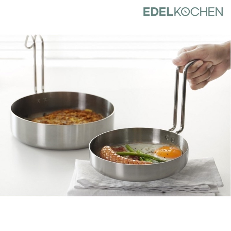 Chảo Edelkochen Donburi size 16cm - 18cm - 20cm - Chất liệu Inox 304 3 lớp siêu chống dính - Bảo hành chính hãng