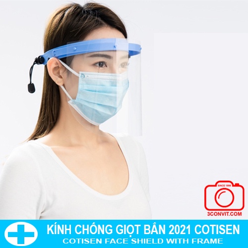 Kính Face Shield 2021 che mặt trong suốt chống giọt bắn