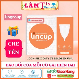 Lincup Cốc Nguyệt San Chính Hãng Lincup Sensitive New Mền Mại, Chống Tràn