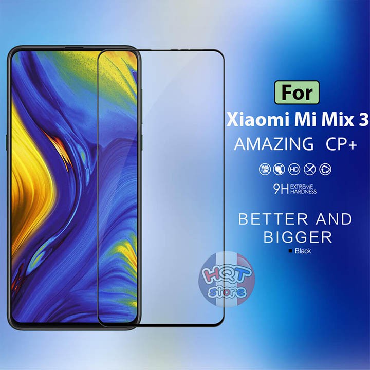 [Mã ELFLASH5 giảm 20K đơn 50K] Miếng dán cường lực full màn hình Nillkin Amazing CP+ Xiaomi MI MIX 3