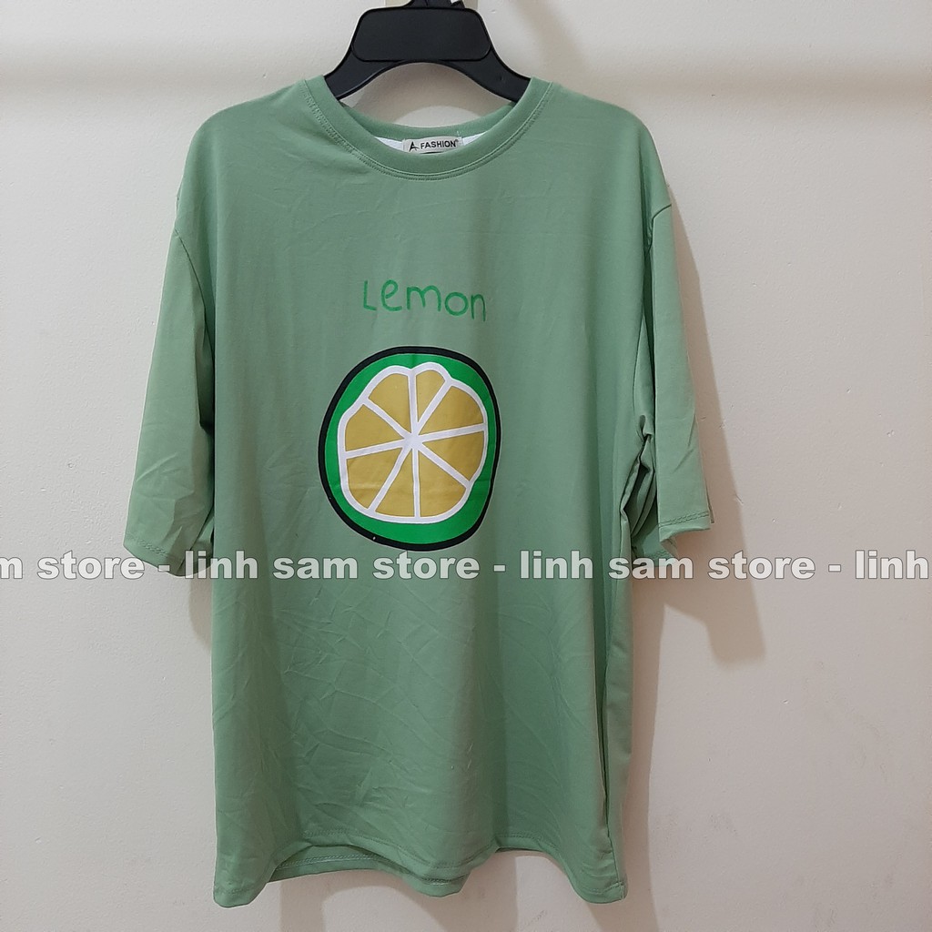 Áo thun tay lỡ nữ SAM CLO phông form rộng freesize dáng Unisex mặc cặp, nhóm, lớp in hình trái cây | BigBuy360 - bigbuy360.vn