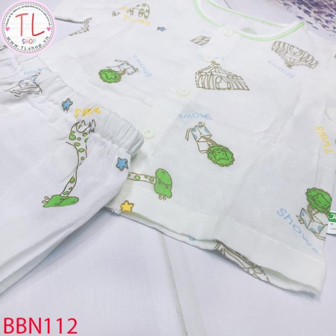 Thời trang trẻ em - Bộ áo quần vải sô ngắn cho bé hươu cao cổ- Quần áo bé trai - Bộ bé trai - Quần áo bé gái - Bộ bé gái