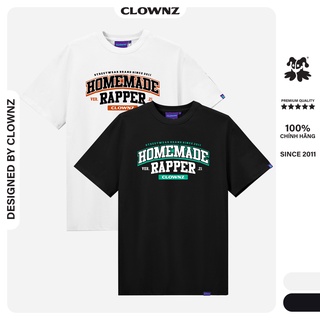 Áo thun tay lỡ local brand Clownz Homemade Rapper phông cổ tròn form rộng cotton unisex nam nữ