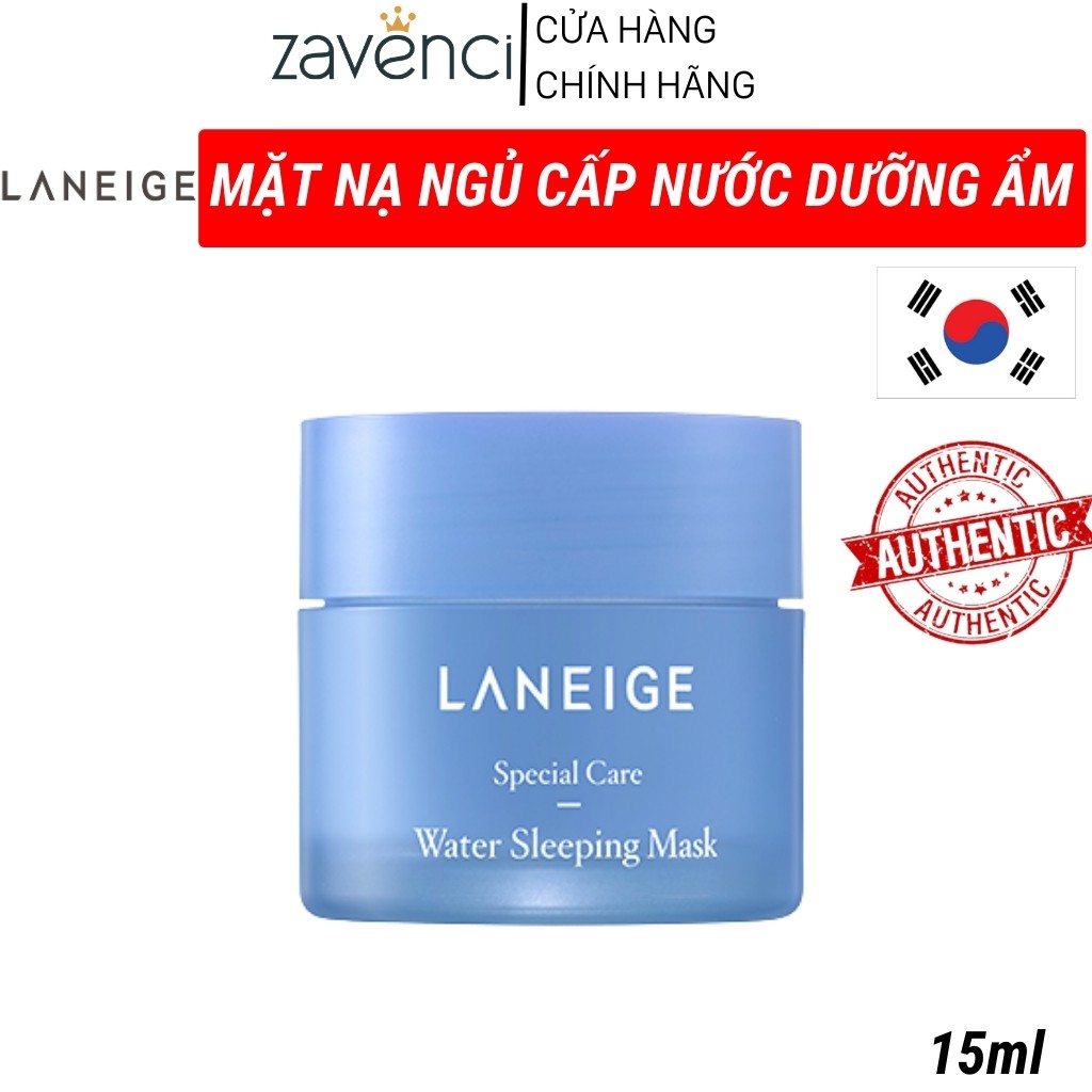 Mặt Nạ Ngủ LANEIGE Cho Làn Da Căng Mọng Nước Water Sleeping Mask (Mini 15ml)