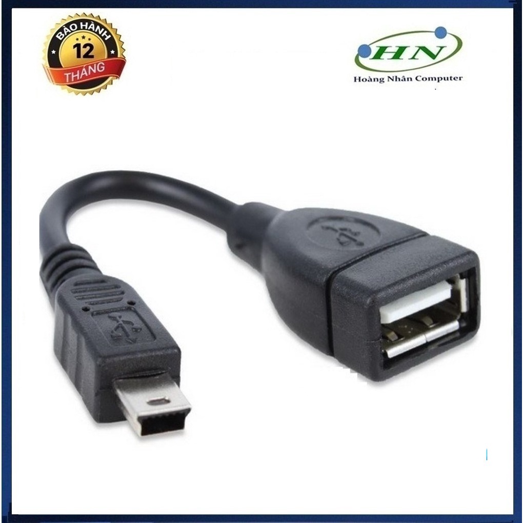 CÁP OTG CHUẨN MINI USB SANG USB