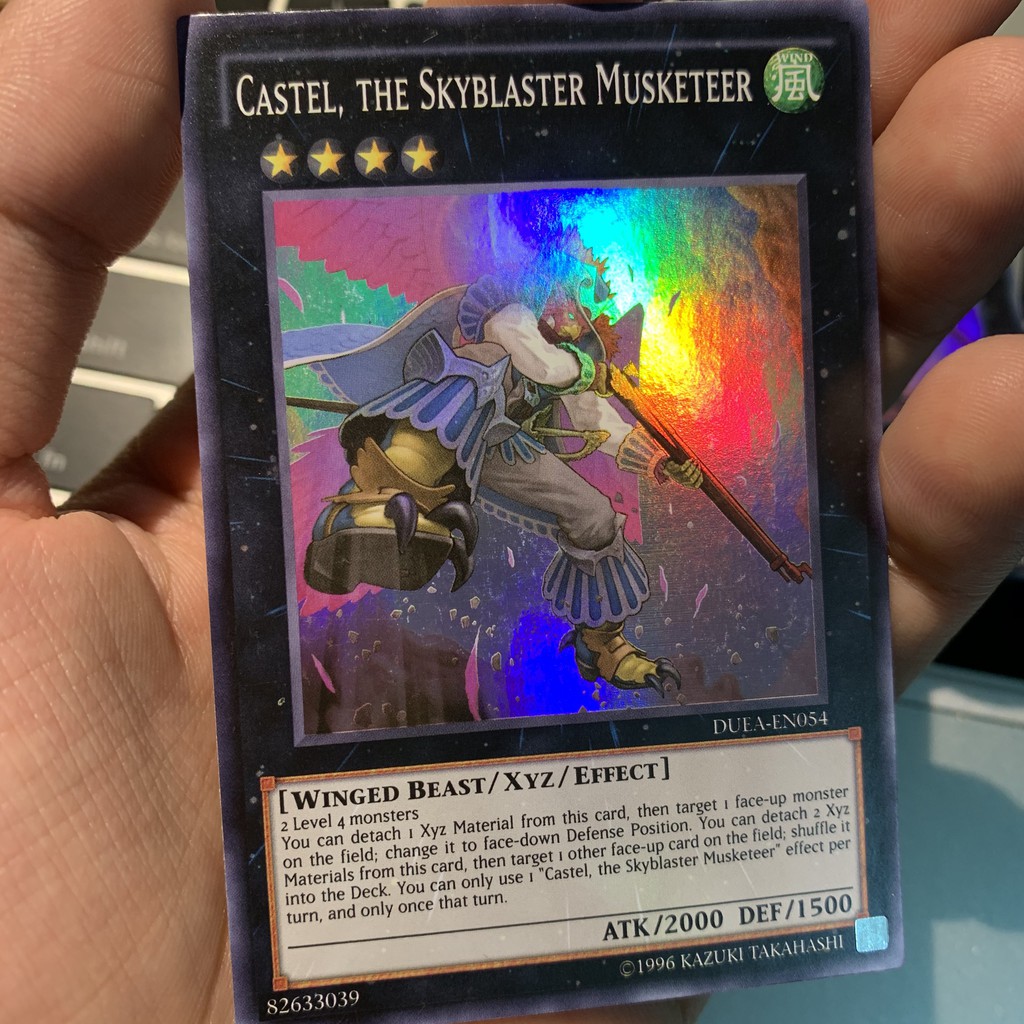 [EN][Thẻ Bài Yugioh Chính Hãng] Castel, The Skyblaster Musketeer