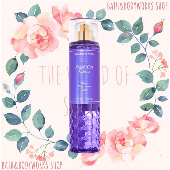 Xịt thơm Bath and body works Fresh cut lilacs