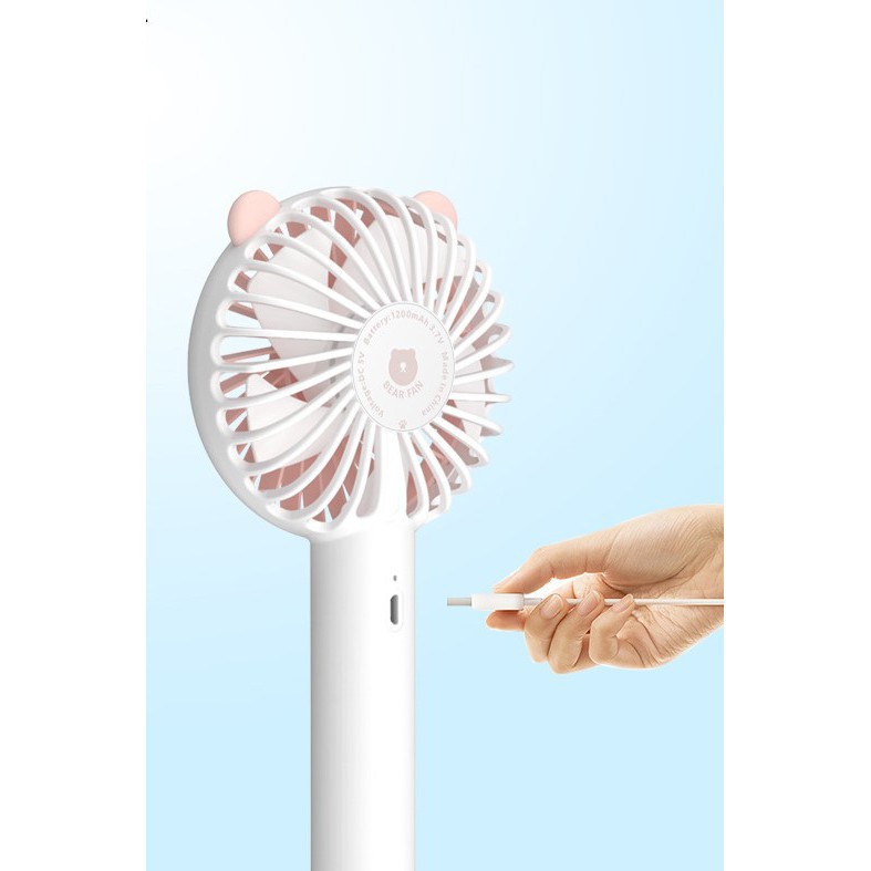 [FREE SHIP 50K] Quạt Mini cầm Tay Tích Điện 4 Chế Độ Gió đầy đủ phụ kiện | BigBuy360 - bigbuy360.vn