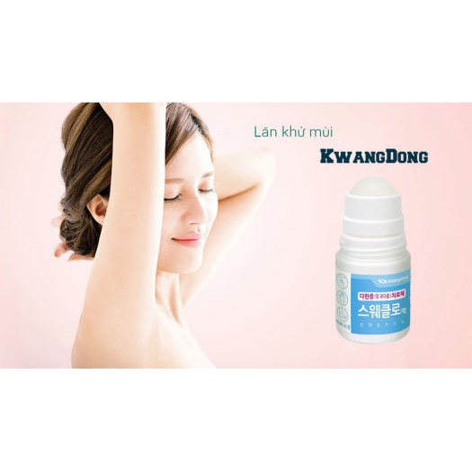 Lăn Khử Mùi Kwangdong Hàn Quốc 30ml - Ngăn Tiết Mồ Hôi Đến 3 Ngày