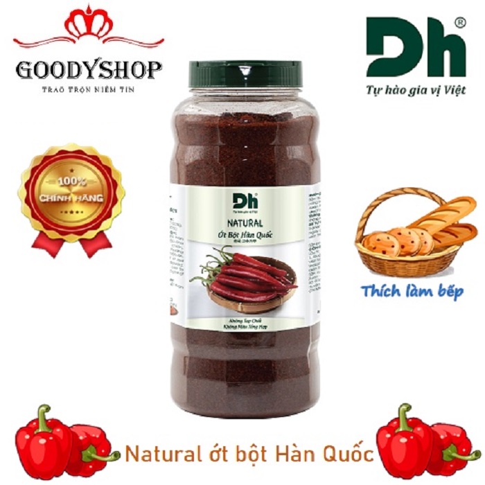 Natural Ớt bột Hàn Quốc Dh Foods500g  DHGVT84 GOODYSHOP