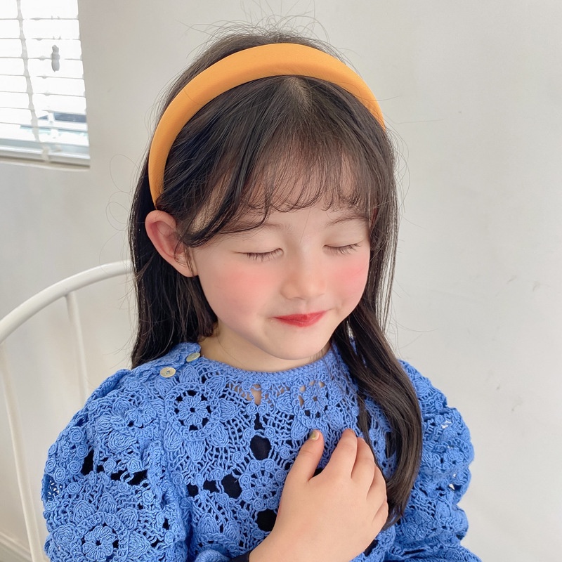Bờm tóc băng đô cài tóc trơn đa màu sắc thiết kế đơn giản dễ thương cho bé gái Dương kids