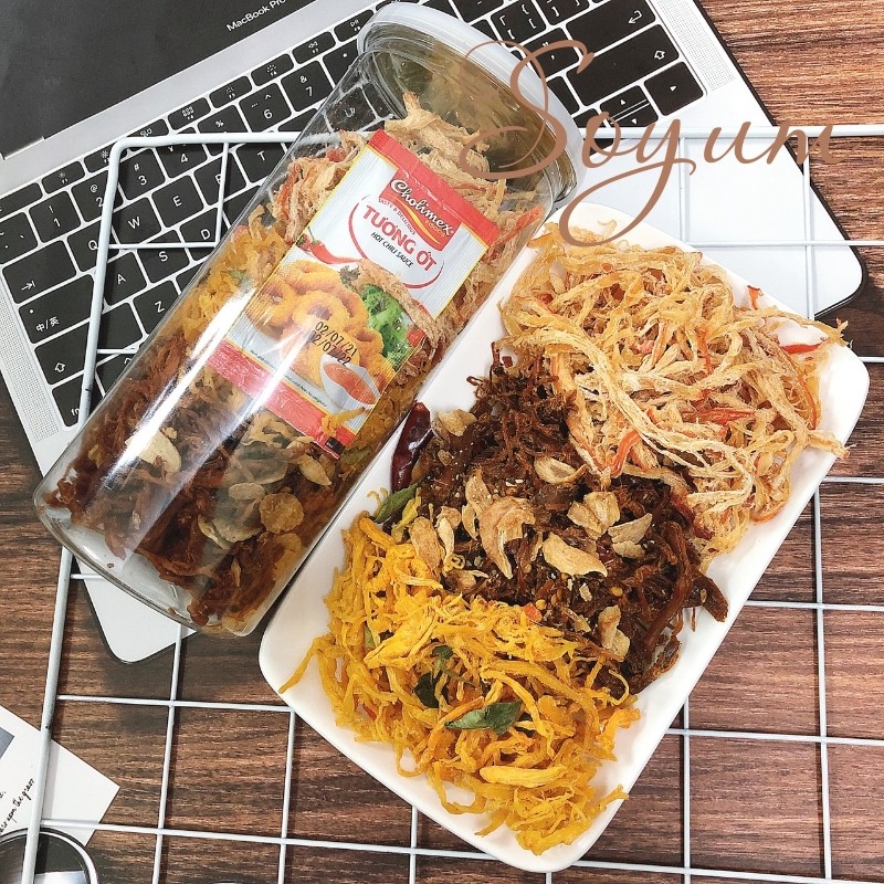 Khô gà, khô mực, khô heo mix 300g, ăn vặt SoYum vừa ngon vừa rẻ | BigBuy360 - bigbuy360.vn
