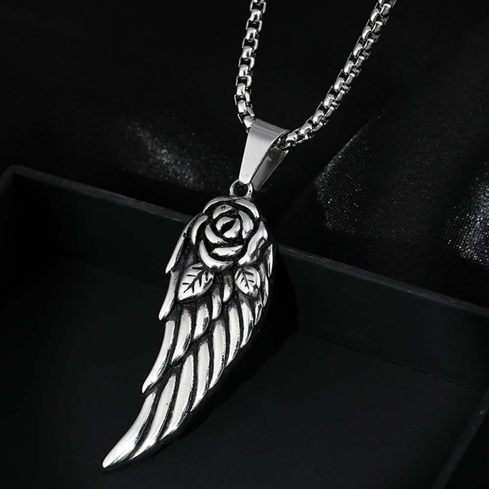 Vòng cổ Mặt Hình Cánh Thiên Thần Phong Cách Hip Hop Âu Mỹ Cổ Điển Thời Trang Cho Nữ