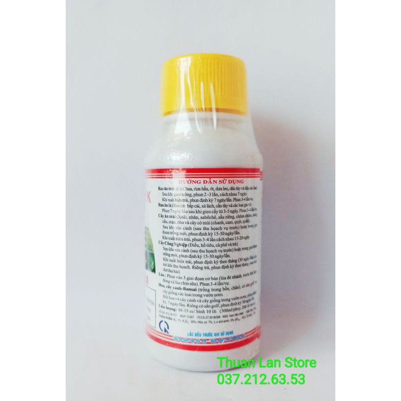 Phân Bón Lá Amino K - Siêu To Trái lọ 100ml