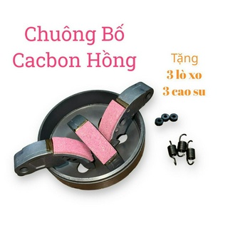 Combo Nồi Tay Ga Chuông Bố Cacbon Hồng được tặng lò xo 3 càng và cao su