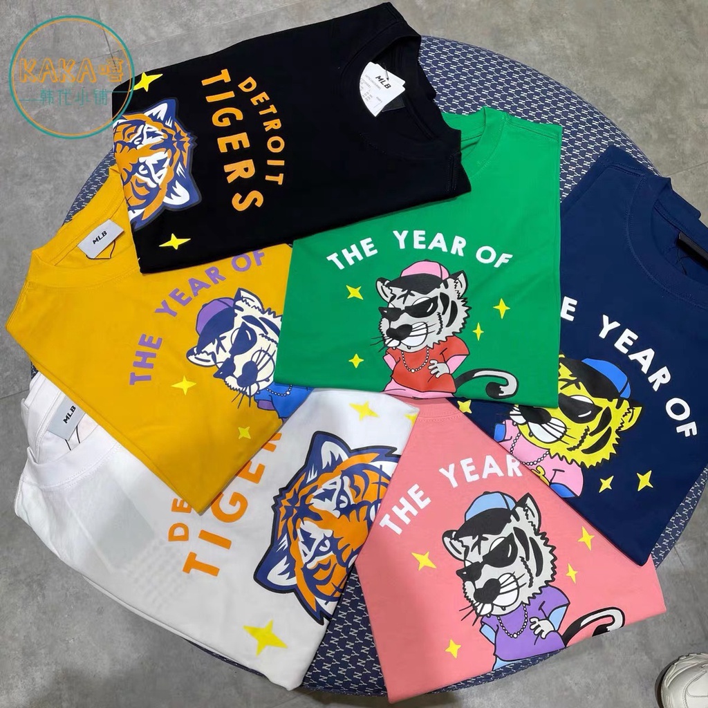 [Siêu Sale]Áo phông nam nữ MLB Linhbee form rộng in hình HỔ BÁO hot cho giới trẻ cực hot phù hợp cho các cặp đôi
