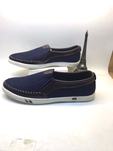 Giày nam vải bò - Giày nam lười slipon vải | BigBuy360 - bigbuy360.vn