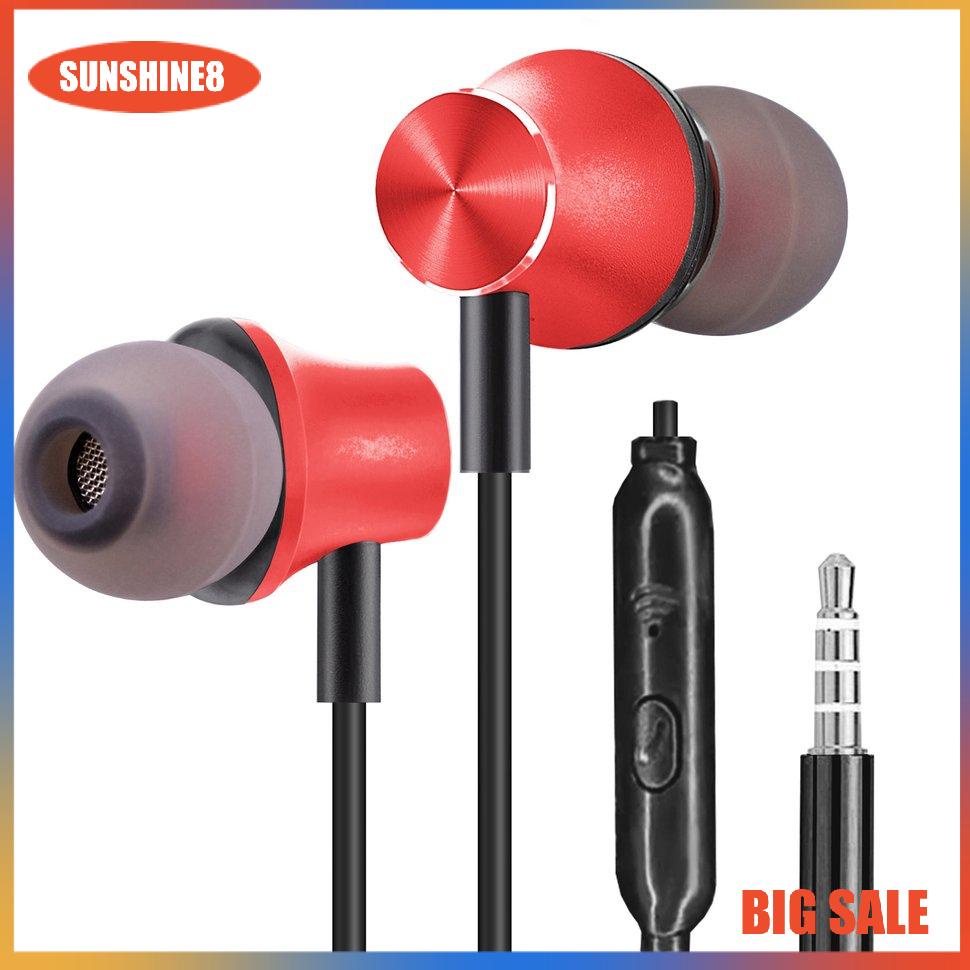 【SUN】156 Tai nghe Đa năng Tai nghe Earbud Stereo với Microphone Tai nghe