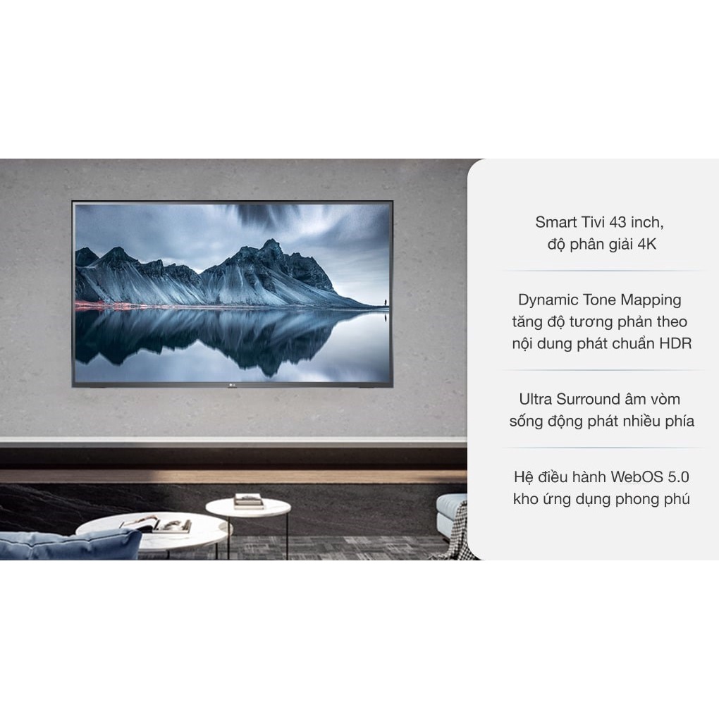 Smart Tivi 4K 43 inch 43UN7290PTF
