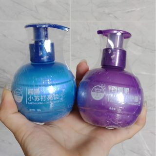 Kem đánh răng trắng răng soda vị hoa quả về 3 màu