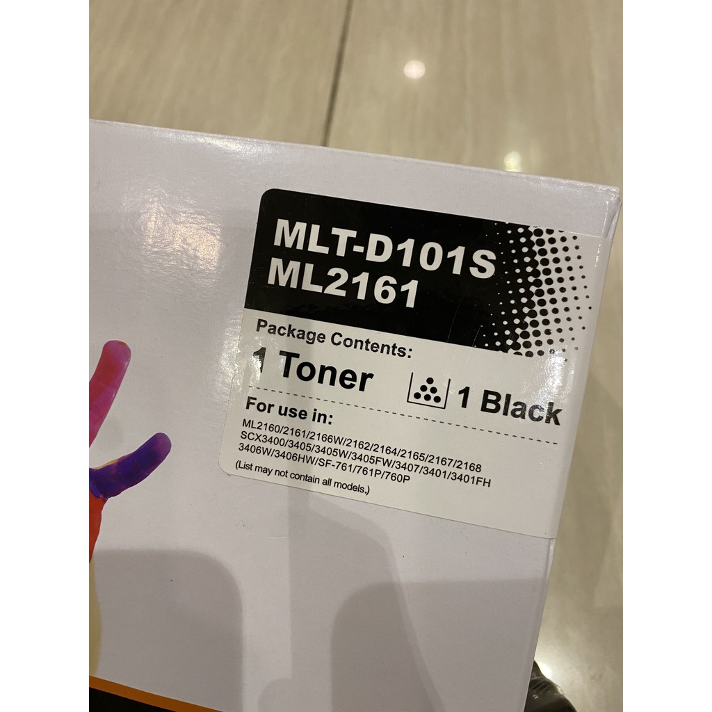 Hộp mực Samsung D101S | Máy ML 2160, 2166, 2161, 2164, 2165, 2167, 2168/ SCX-3401, 3400, 3405, 3407/ SF-760f, 761P, 760