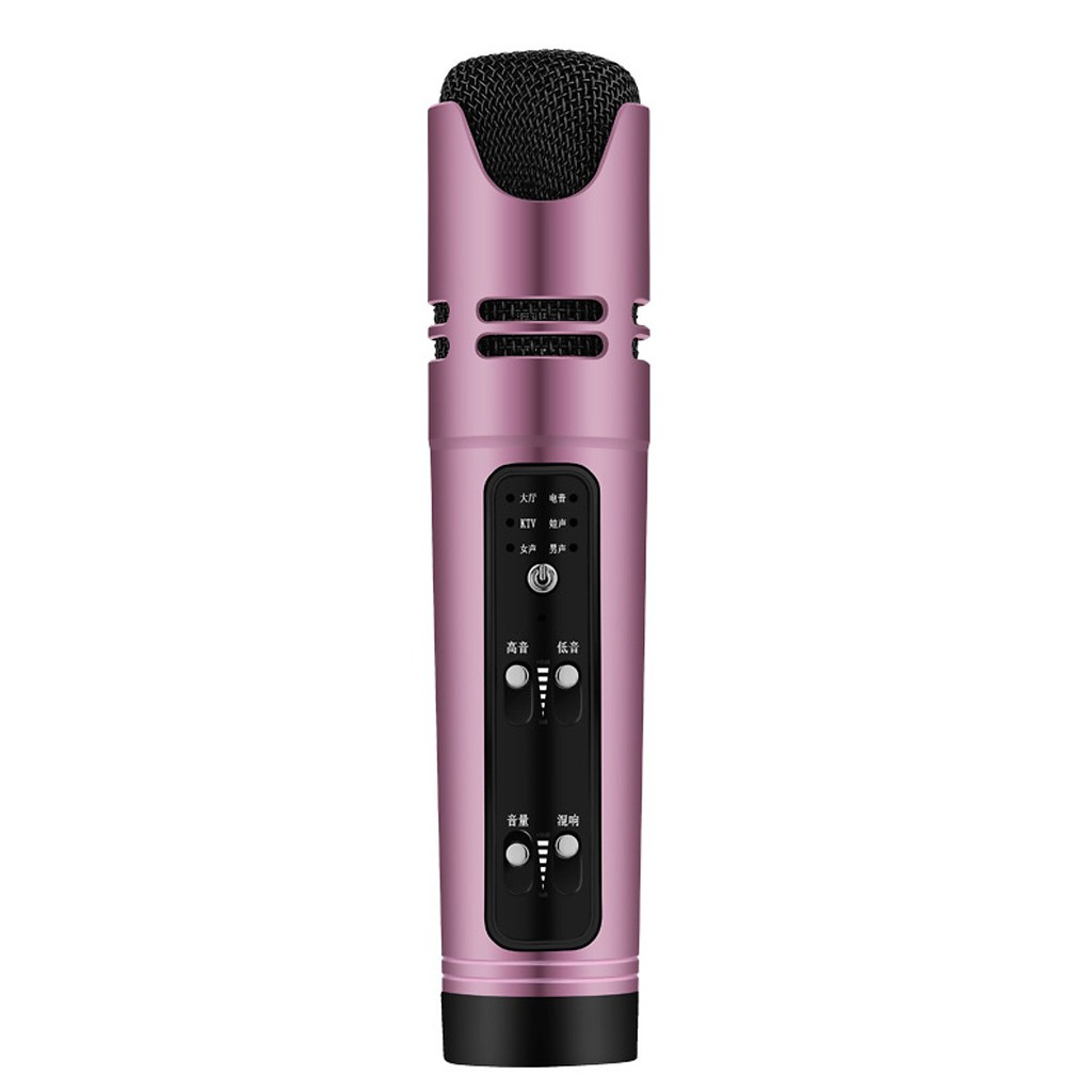 Micro C16, Mic Livestream Hát Karaoke 6 Chế Độ Âm Thanh Giả Dọng Bản Nâng Cấp Cực Hay Của Micro C7