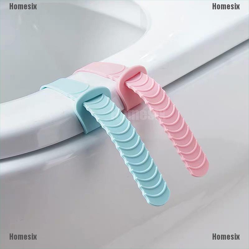 [zHMSI] Foldable Toilet Seat Cover Lifter Useful Sanitary Cover for Travel Home Bathroom TYU