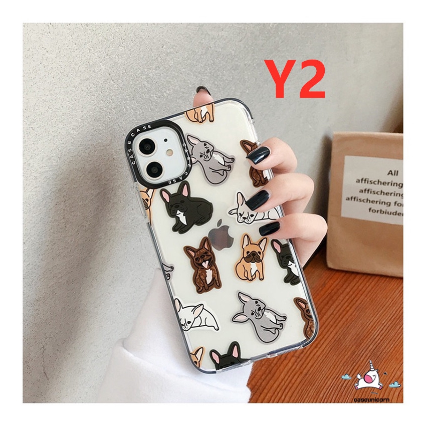 Ốp điện thoại TPU mềm họa tiết cún Bull hoạt hình cho iPhone 12 Pro Max iPhone 11 Pro Max 7plus 6 6s 7 8 Plus XR X XS MAX | BigBuy360 - bigbuy360.vn