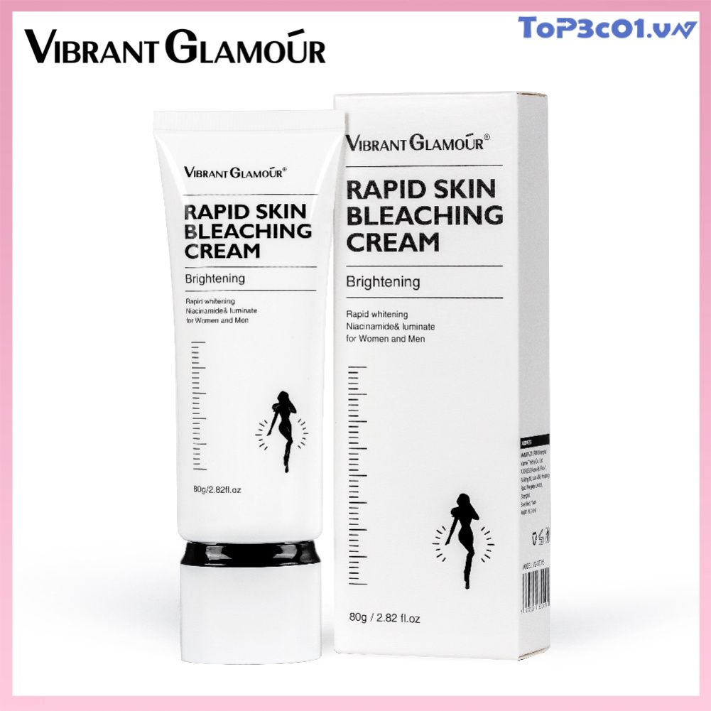Kem dưỡng trắng da cơ thể VIBRANT GLAMOUR 80g dưỡng ẩm làm sáng da 10% Niacinamide #301.01 | BigBuy360 - bigbuy360.vn
