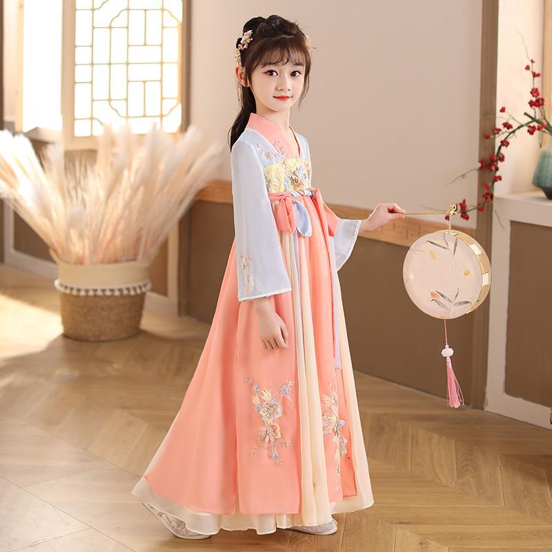 Bộ Hán Phục Phong Cách Trung Hoa Cổ Điển Cho Bé Gái