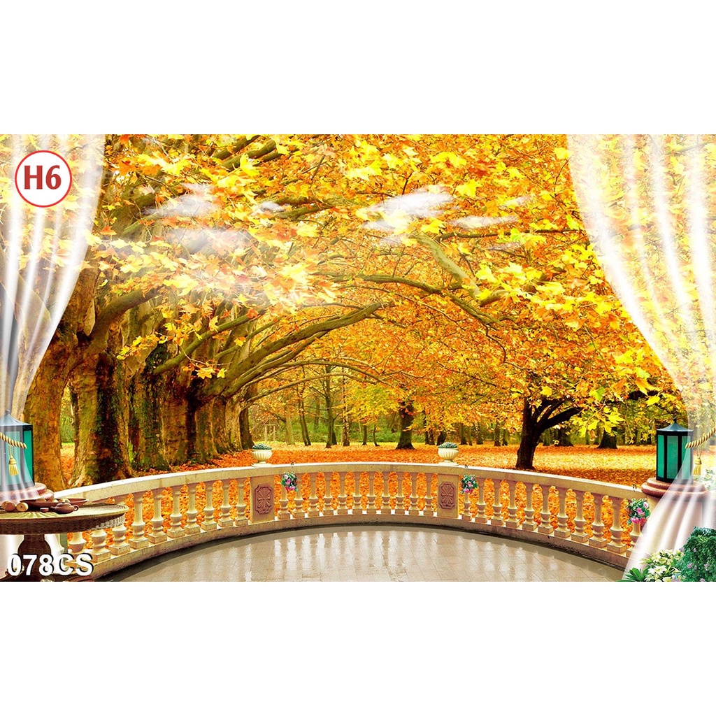 Tranh Dán Tường 3D Cửa Sổ Nhiều Mẫu Đẹp - Có In Theo Yêu Cầu- Tranh 3d Trang trí nhà cửa -Xưởng Tranh 3D