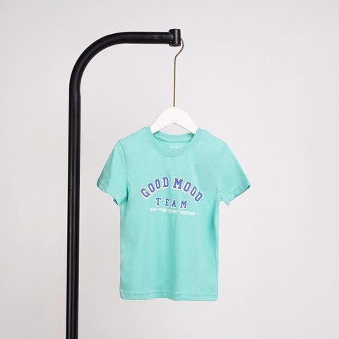 Áo phông trẻ em SAYME set gia đình đi chơi đi biển dạo phố in chữ vải cotton mềm mịn thoáng mát KCTS0015-16