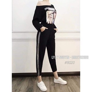 QUẦN LEGGING 1 SỌC THỂ THAO