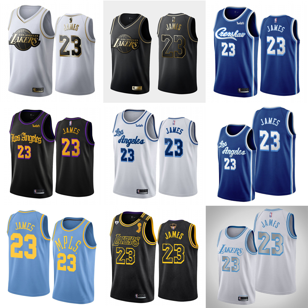 Áo Jersey Đồng Phục Bóng Rổ Thêu Họa Tiết Lebron James 23 NBA