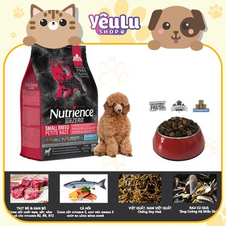 [Mã YEULU276 giảm 8% tối đa 30k đơn từ 249k]Thức ăn cho cún có chứa hạt thịt tươi cao cấp Nutrience SubZero - YêuLu Shop