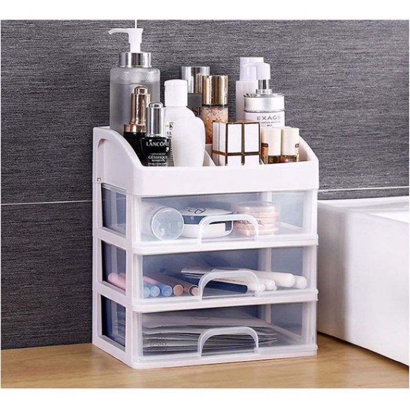 GIÁ TỐT NHẤTKỆ ĐA NĂMG - KỆ MỸ PHẨM BẰNG NHỰA 4 TẦNG