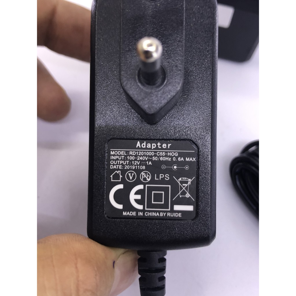 Adapter nguồn 12v 1A chính hãng (xịn)