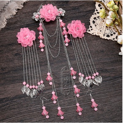Bộ cài tóc cổ trang công chúa tiểu thư cực kì xin xắn công chúa tiểu thư đài các