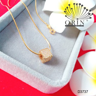 Dây chuyền mặt vuông dây mì đính đá thời trang cao cấp Orin D3737 đẳng cấp