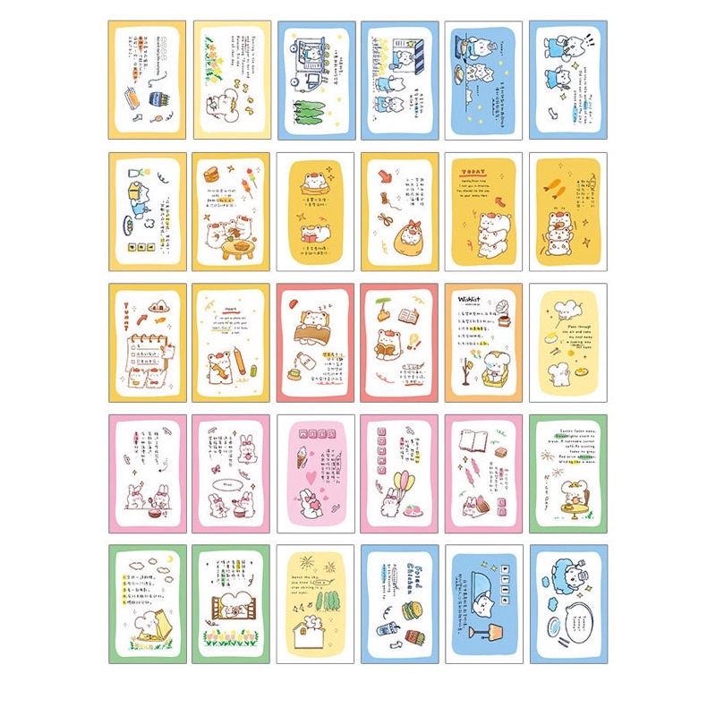 Postcard lẻ 2 tấm đáng yêu