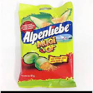 Kẹo xoài nhân muối ớt Alpenliebe chua chua cay cay .