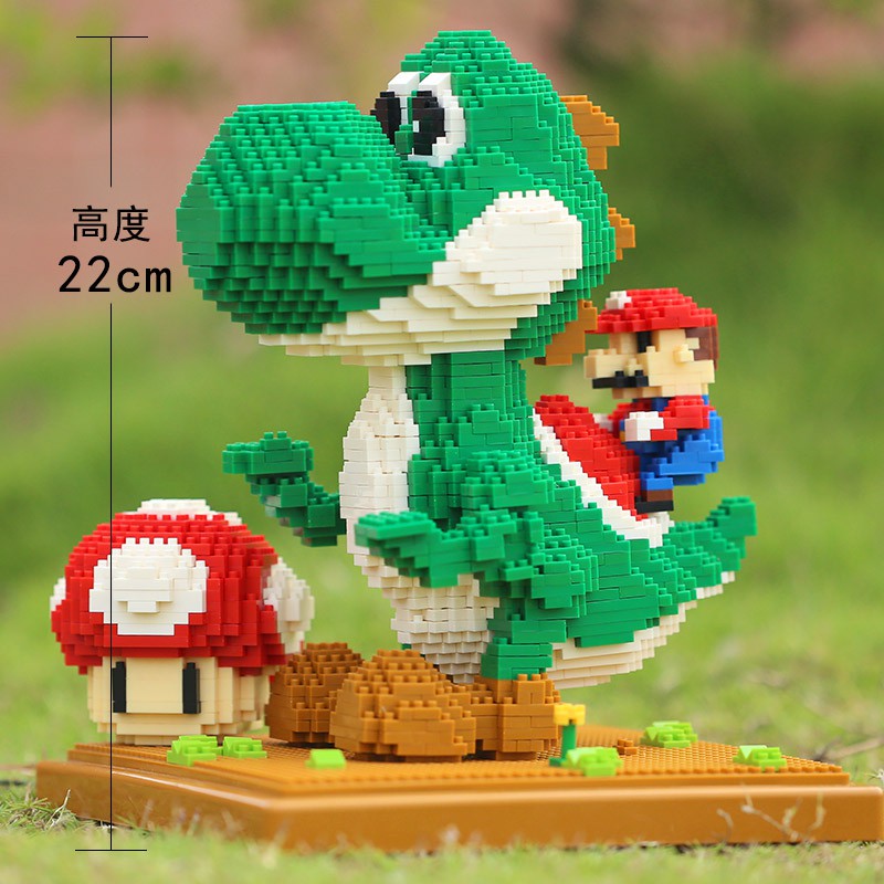 Bộ lắp ghép 3D LNO - Khủng long xanh Yoshi (Mario)