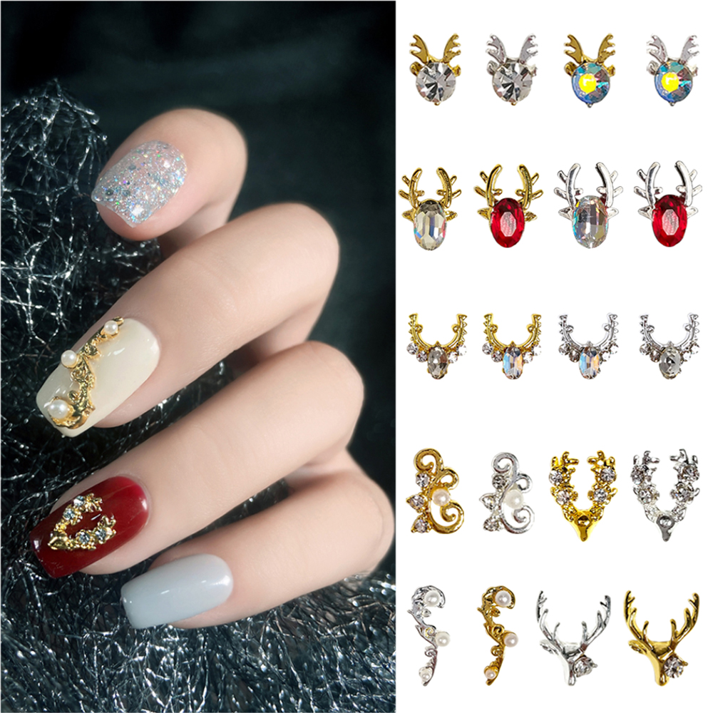 [Hàng mới về] Set 10 phụ kiện 3D trang trí móng tay thời trang