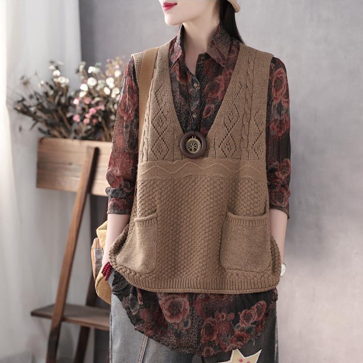 Áo len gile nữ  siêu ấm áp phong cách thời trang thu đông dành cho nữ