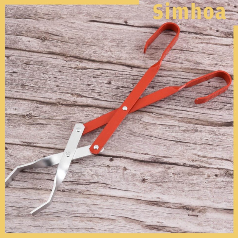 [SIMHOA]Campfire Tongs Log Grabber Firewood Fire Pit Tools Camping Fireplace Tools