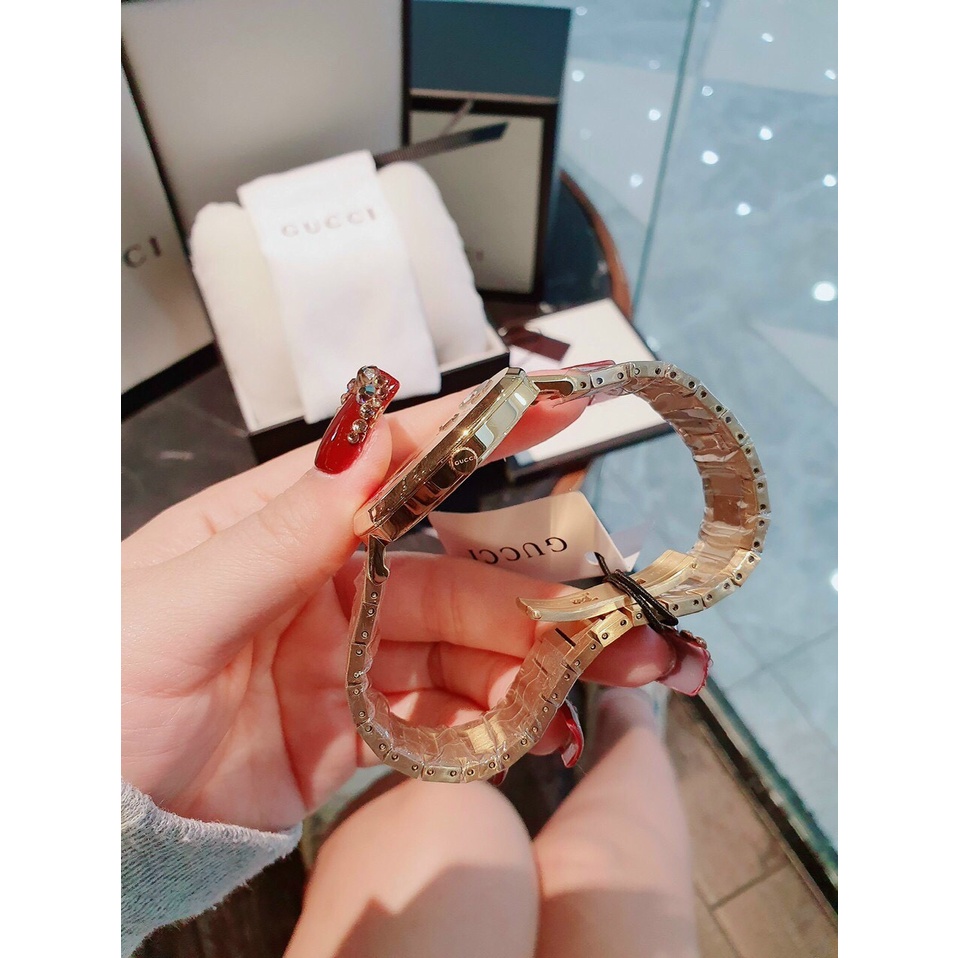 ĐỒNG HỒ NỮ CHẤT GU.CCI FULL BOX HÃNG Y HÌNH MÁY SIÊU BỀN